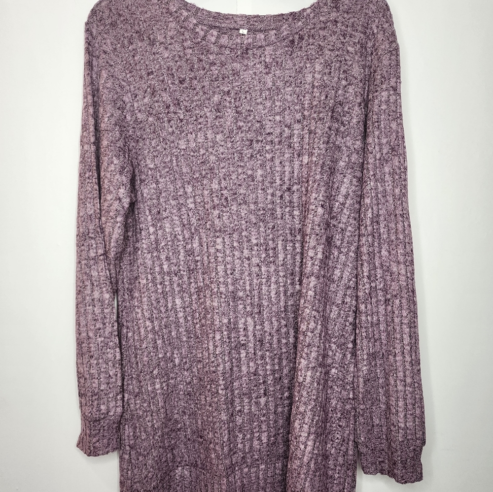 Womans Purple Soft Lightweight Long Sleeve Shirt, Fall Shirt, Size Large, NEW